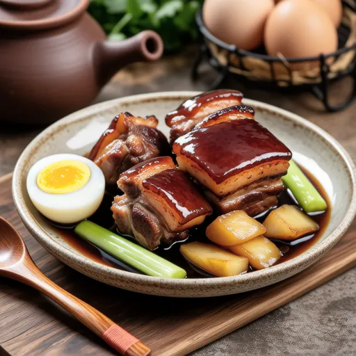 Pork Belly Simmered in Ponzu Sauce