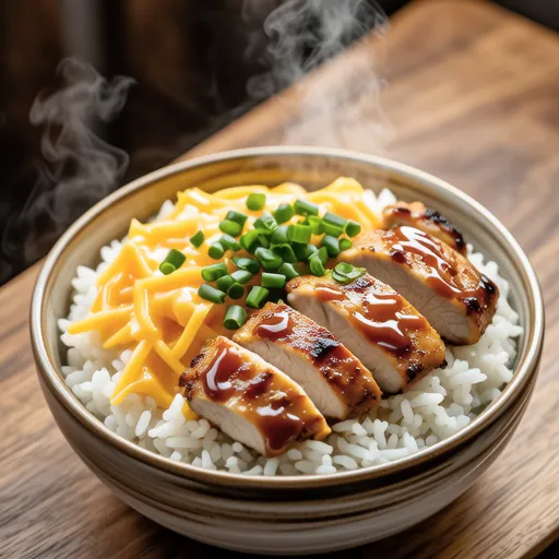 Microwave 4-Minute Diet Egg Rice Bowl
