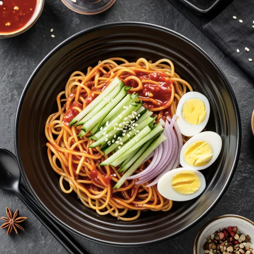 Simple Bibim Noodles