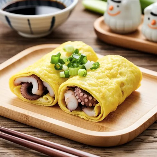 Akashiyaki-style Rolled Omelette