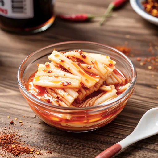 Simple Cold Noodle Radish Kimchi