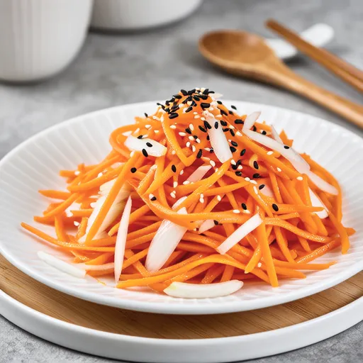 Carrot and Green Onion Ponzu Salad