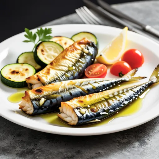 Pan-fried Spanish Mackerel with Summer Vegetables