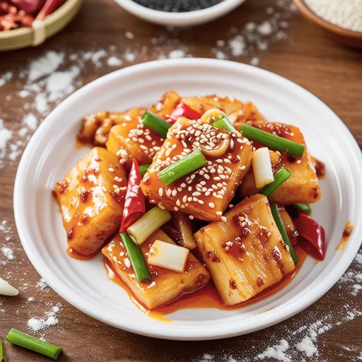 Korean Rice Cake Snack (Garatteok Kkanpunggi)