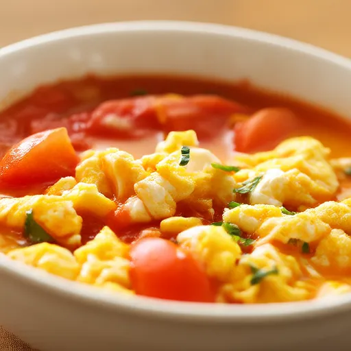 Sopa de Tomate com Ovo