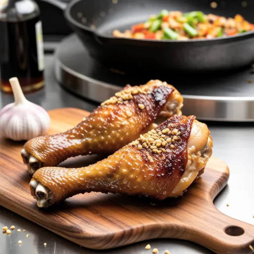 Spicy Chicken Thigh Steak with Shichimi