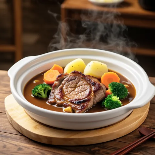 Pork Neck Steak Curry