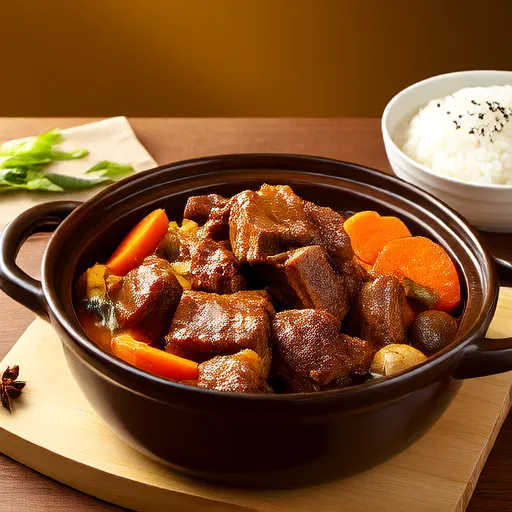 Beef and Vegetable Stew Rice
