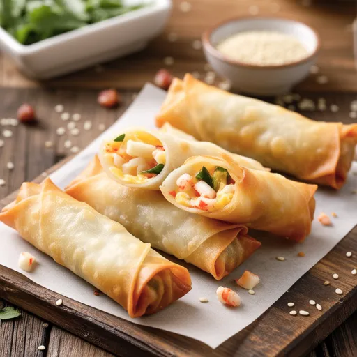 Candy Cheese Spring Rolls