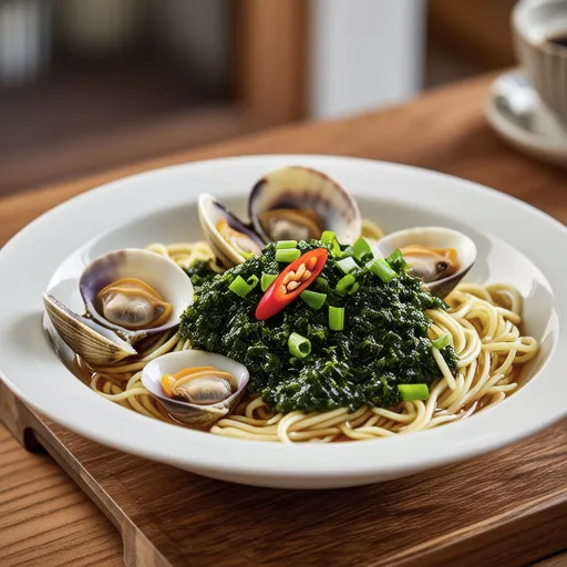 Nozawana and Clam Vongole Pasta