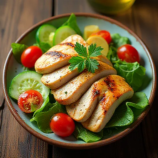 Salada de Frango Grelhado