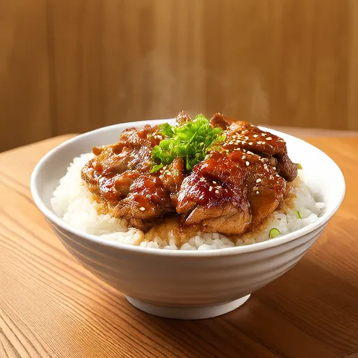 Donburi de Frango Teriyaki
