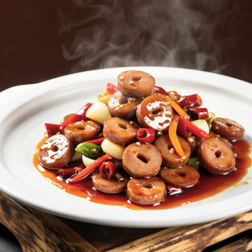 Sausage Vegetable Stir-fry (Soya)