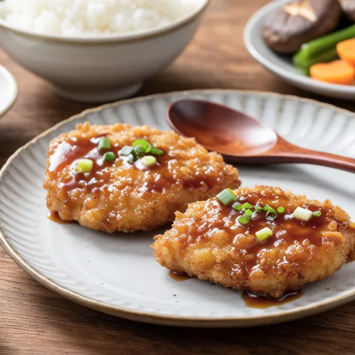 Teriyaki Sardine Hamburg Steak