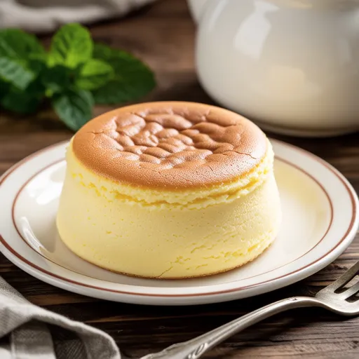Cheddar Cheese Soufflé Cheesecake