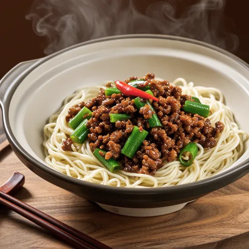 Spicy Simmered Ground Pork and Okra