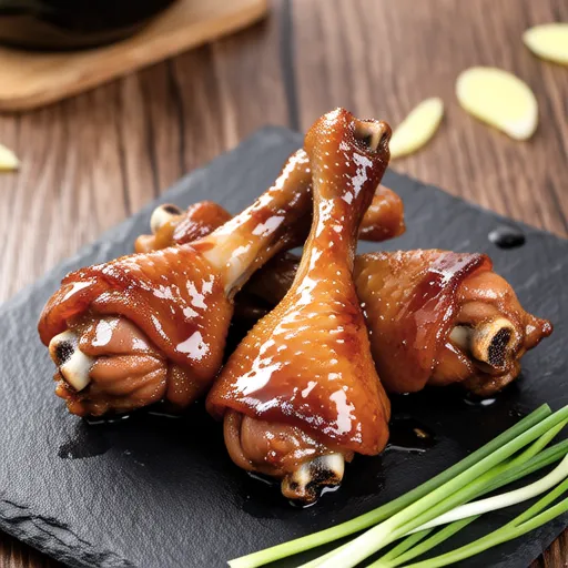 Japanese Ginger-flavored Braised Chicken Drumsticks