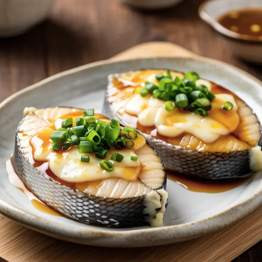 Grilled Yellowtail with Miso and Cheese