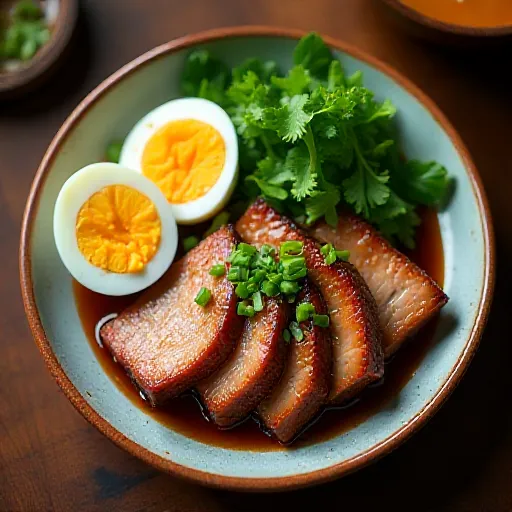 Braised Pork Belly with Ponzu