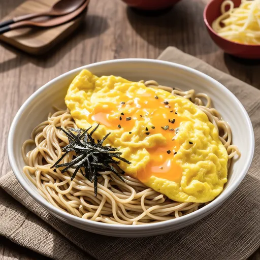 Cheese Sauce Omelette Yakisoba