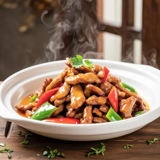 Stir-fried Chicken Breast and Bell Peppers