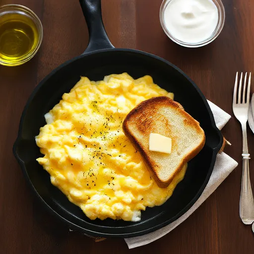 Scrambled Eggs and Toast