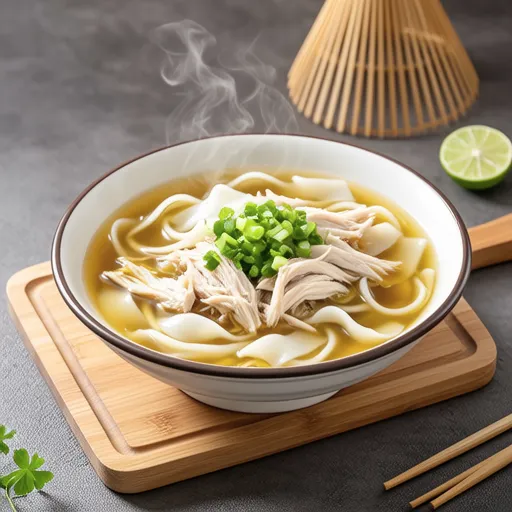 Chicken and Ginger Vermicelli Soup