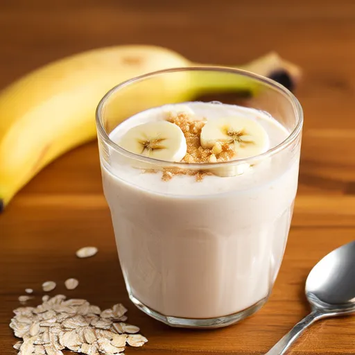 Smoothie de Banana e Aveia