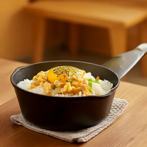 洋蔥豬肉炒蛋飯