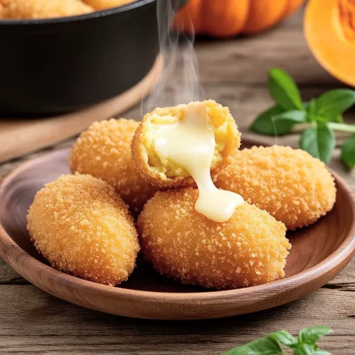 Pumpkin Cheese Croquettes