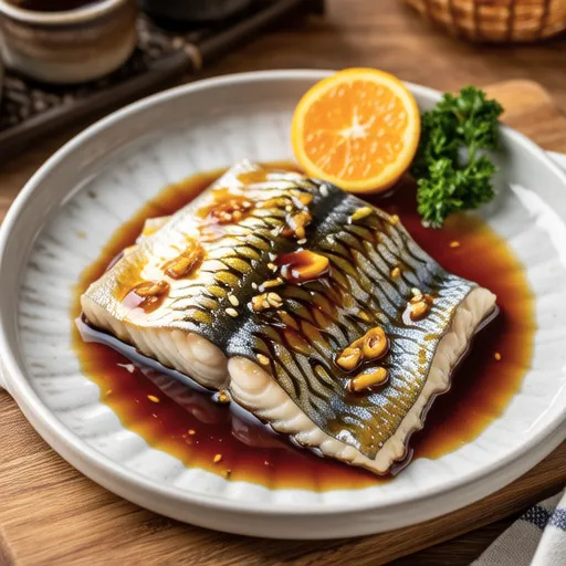 Sawara no Yuanyaki (Grilled Spanish Mackerel with Citrus Marinade)