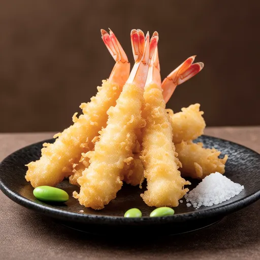 Fresh Ginger and Shrimp Tempura