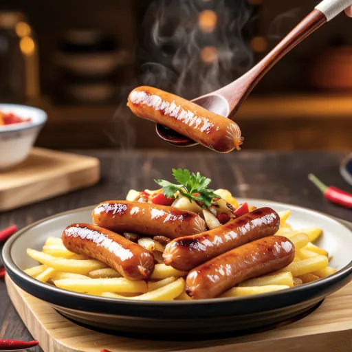 Sausage and Garlic Stir-fry