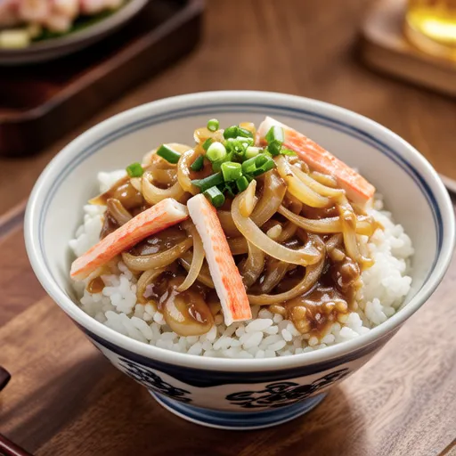 Crab Stick Rice Bowl