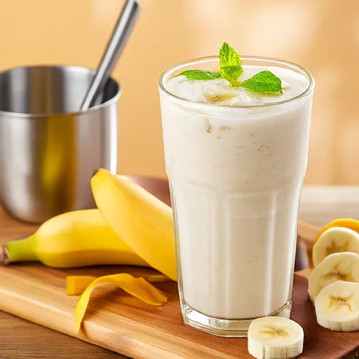 Frullato di yogurt e banana