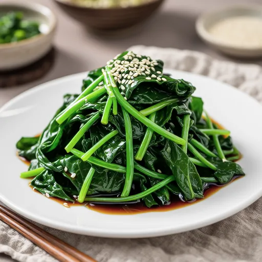 Spinach and Wakame Sesame Salad