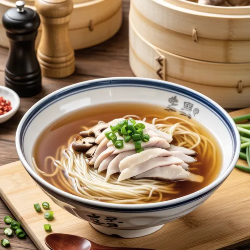 Shiitake and Chicken Chinese Soup