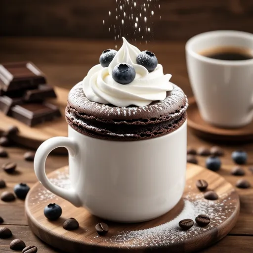 Chocolate Soufflé with Meringue