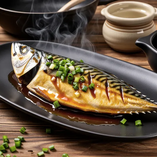 Sweet and Savory Mackerel Sauce Grill