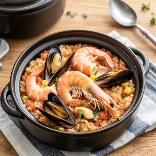 Seafood Tomato Pilaf