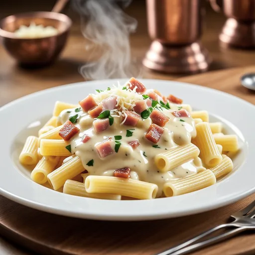 Penne Bacon Cream Pasta