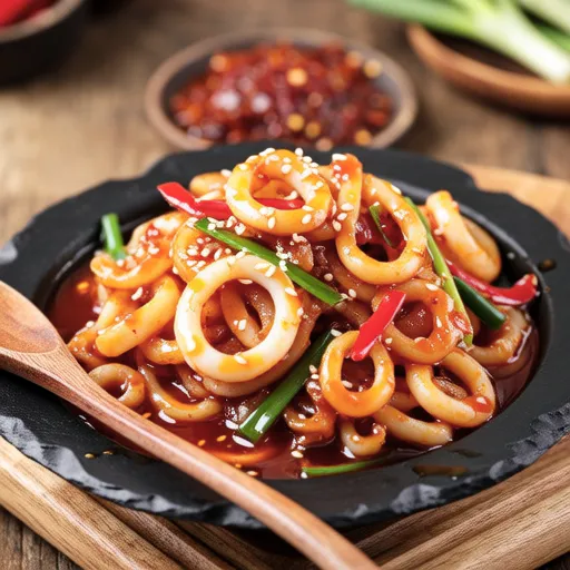 Spicy Stir-fried Squid