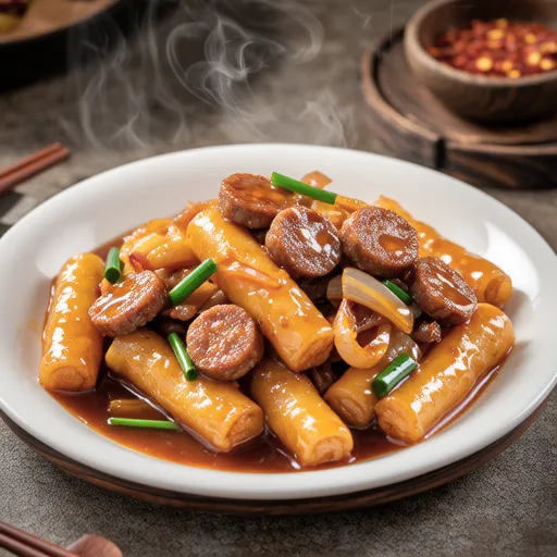Sausage Soy Sauce Tteokbokki