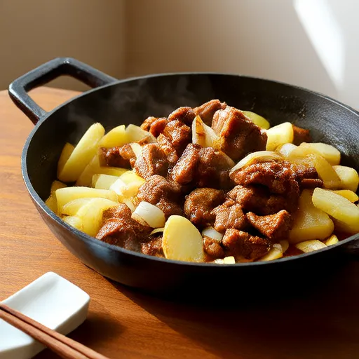 Sauté de porc et pommes de terre
