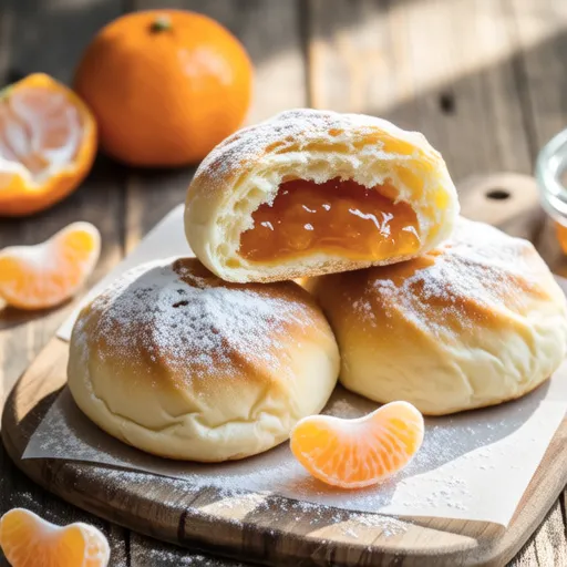 Tangerine Jam Bread Pie