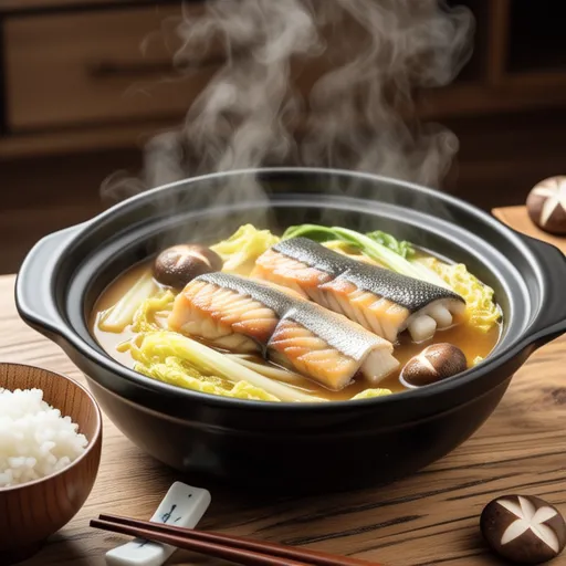 Buri and Chinese Cabbage Stew