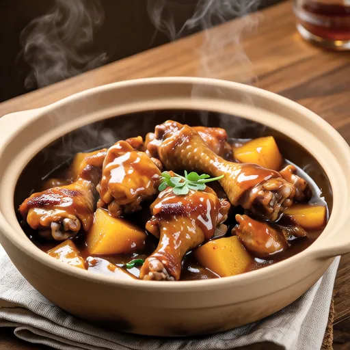 Chicken and Taro Teriyaki Stew