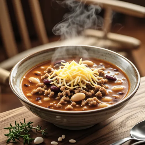 Ground Meat and Bean Tomato Curry Soup