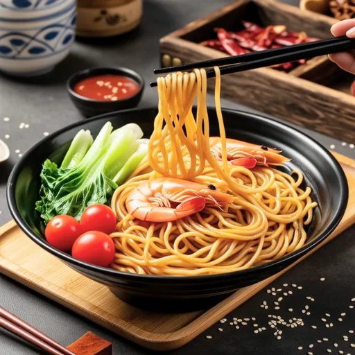 Simple and Refreshing Udon Noodle Salad