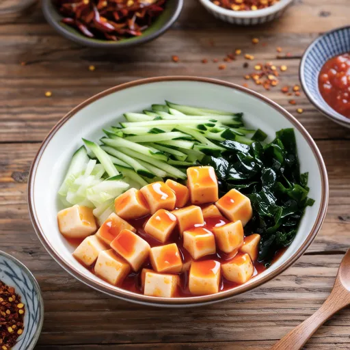 Hanpen Spicy Vinegar Miso Salad